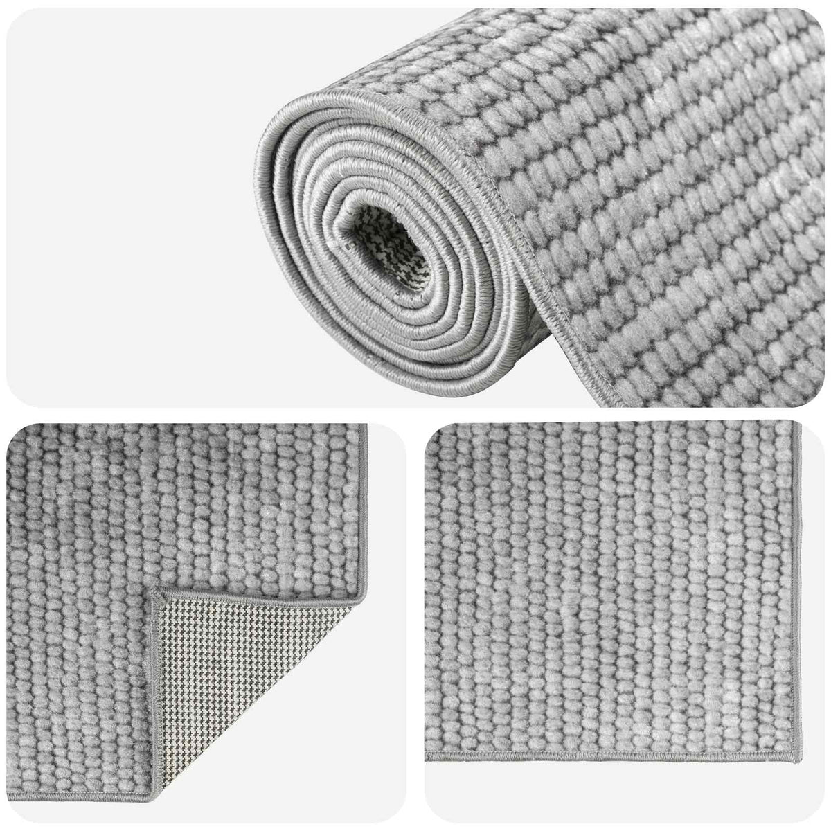 Tepih Siva 120 x 180 cm 100% poliester 3 mm Mogu se prati
