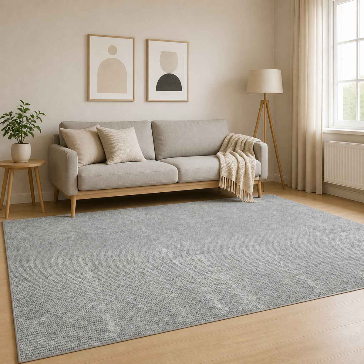 Tepih Siva 190 x 300 cm 100% poliester 3 mm Mogu se prati
