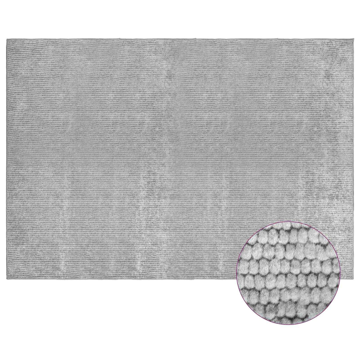 Tepih Siva 190 x 300 cm 100% poliester 3 mm Mogu se prati