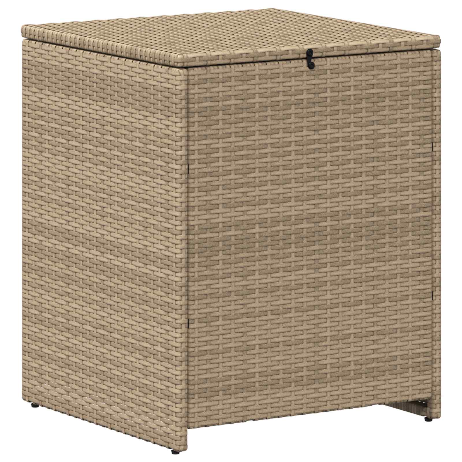 Set sofe 8 kom. Bež i svijetlo siva Poli Rattan i čelik