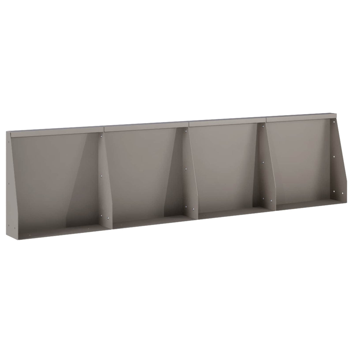 Zid za zadržavanje 4 kom. 40 x 12 x 30 cm Otporni čelik Rđa