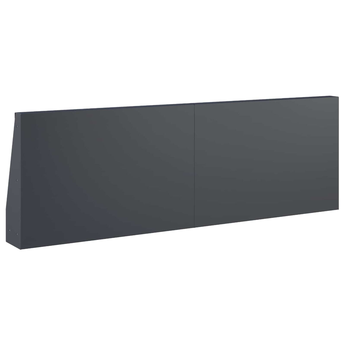Zid za zadržavanje 4 kom. 60 x 12 x 50 cm Čelik Antracit