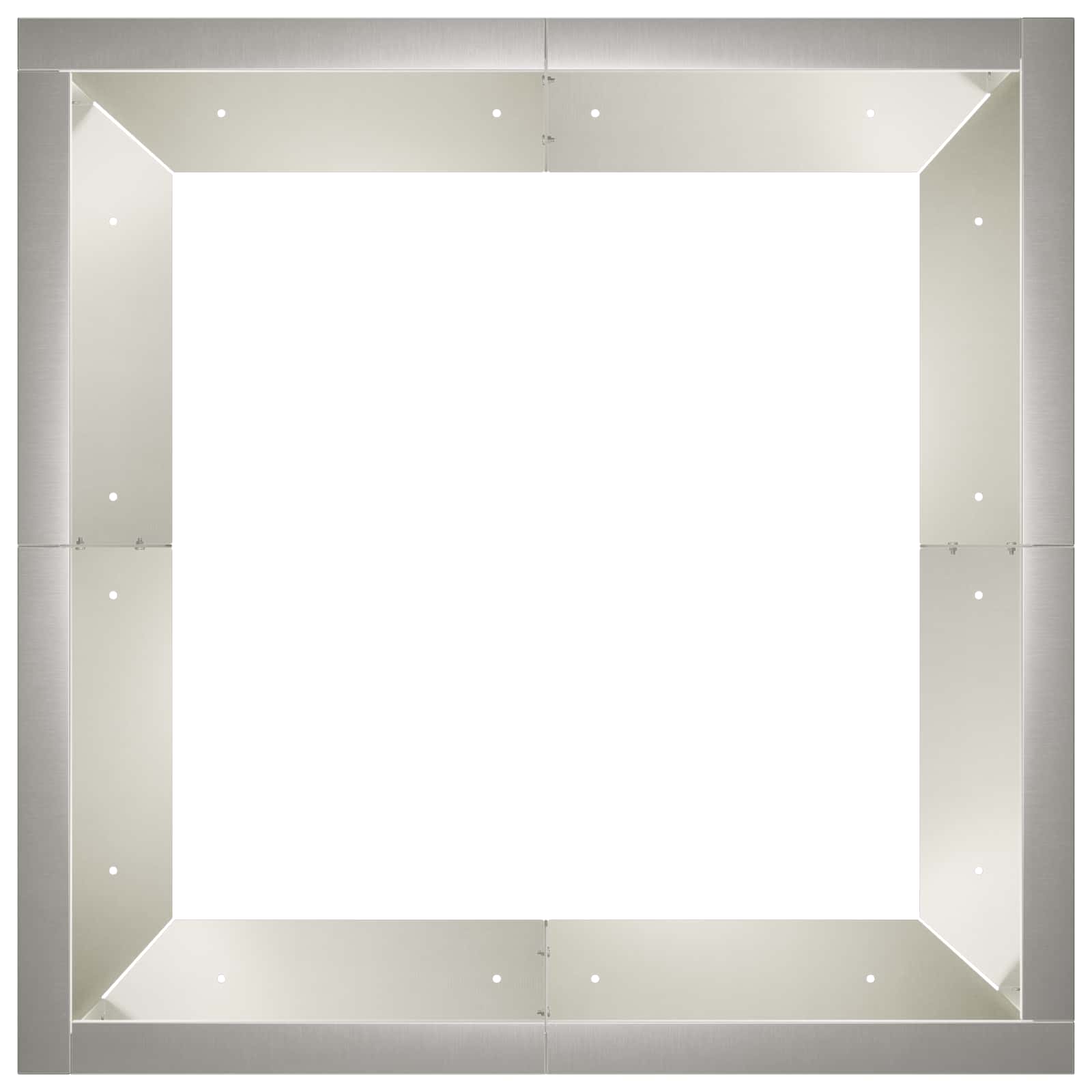 Zid za zadržavanje 4 kom. 100 x 100 x 50 cm Nehrđajući čelik