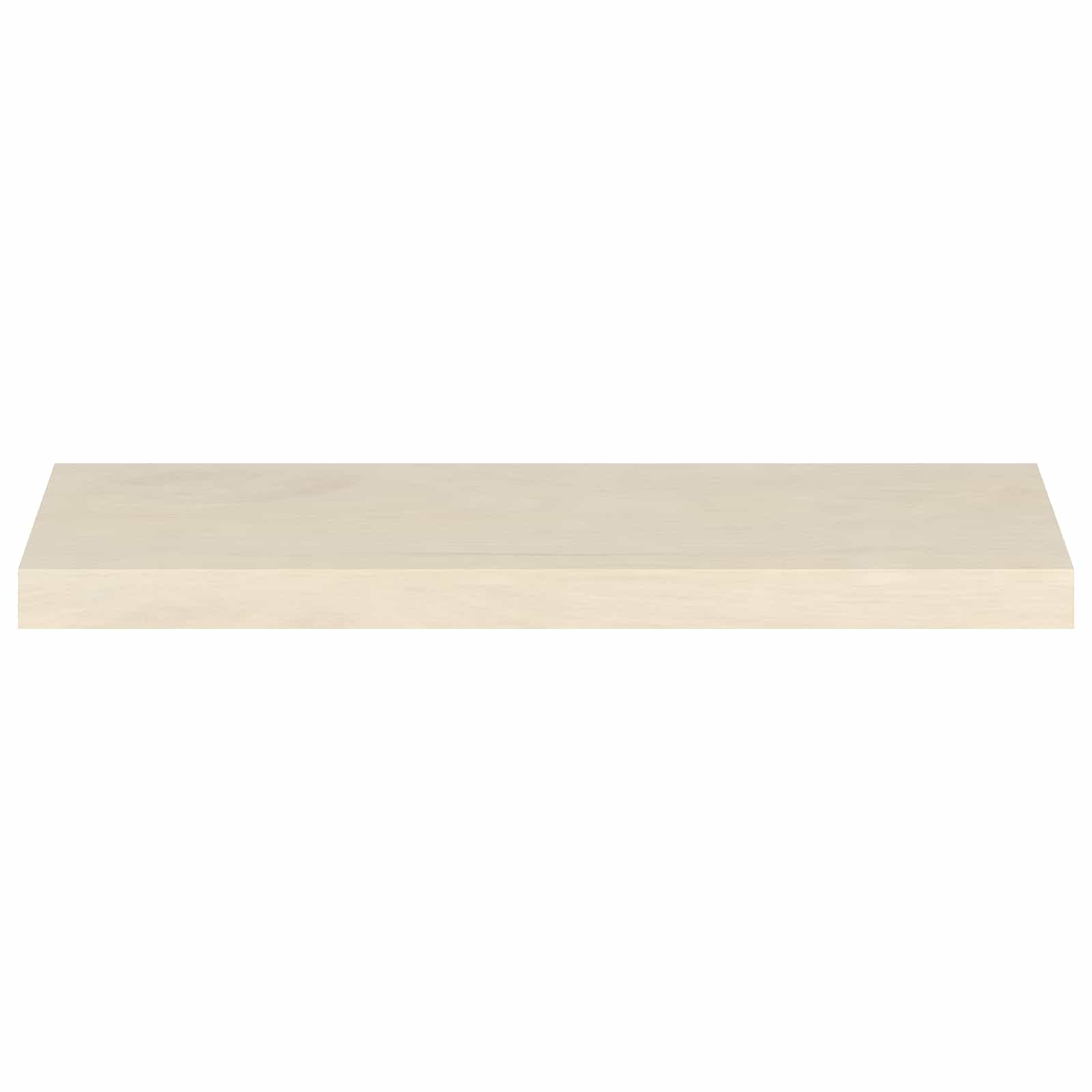 Stepenica 2 kom. 80 x 30 x 2 cm Bijela Čvrsto Hrastovo Drvo
