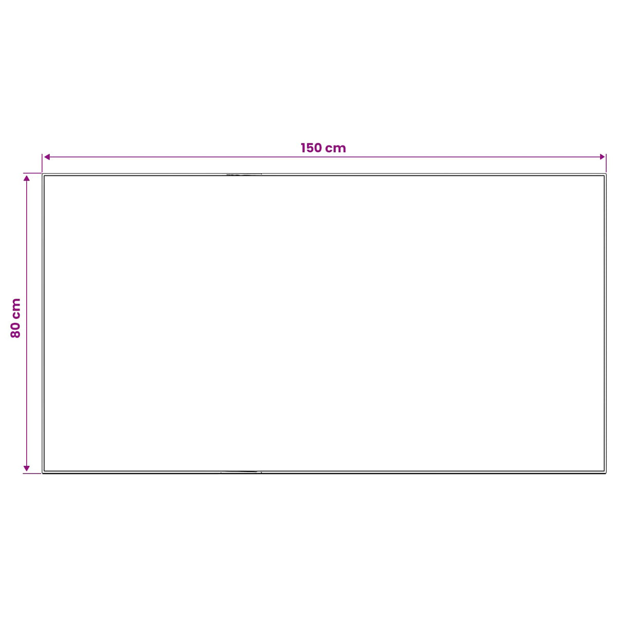 Tepih ORIZ Crvena 80 x 150 cm 100% poliester