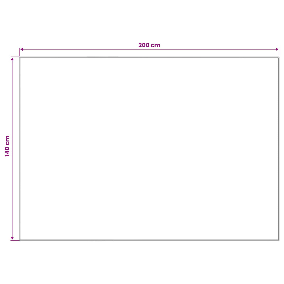 Tepih ORIZ Crvena 140 x 200 cm 100% poliester