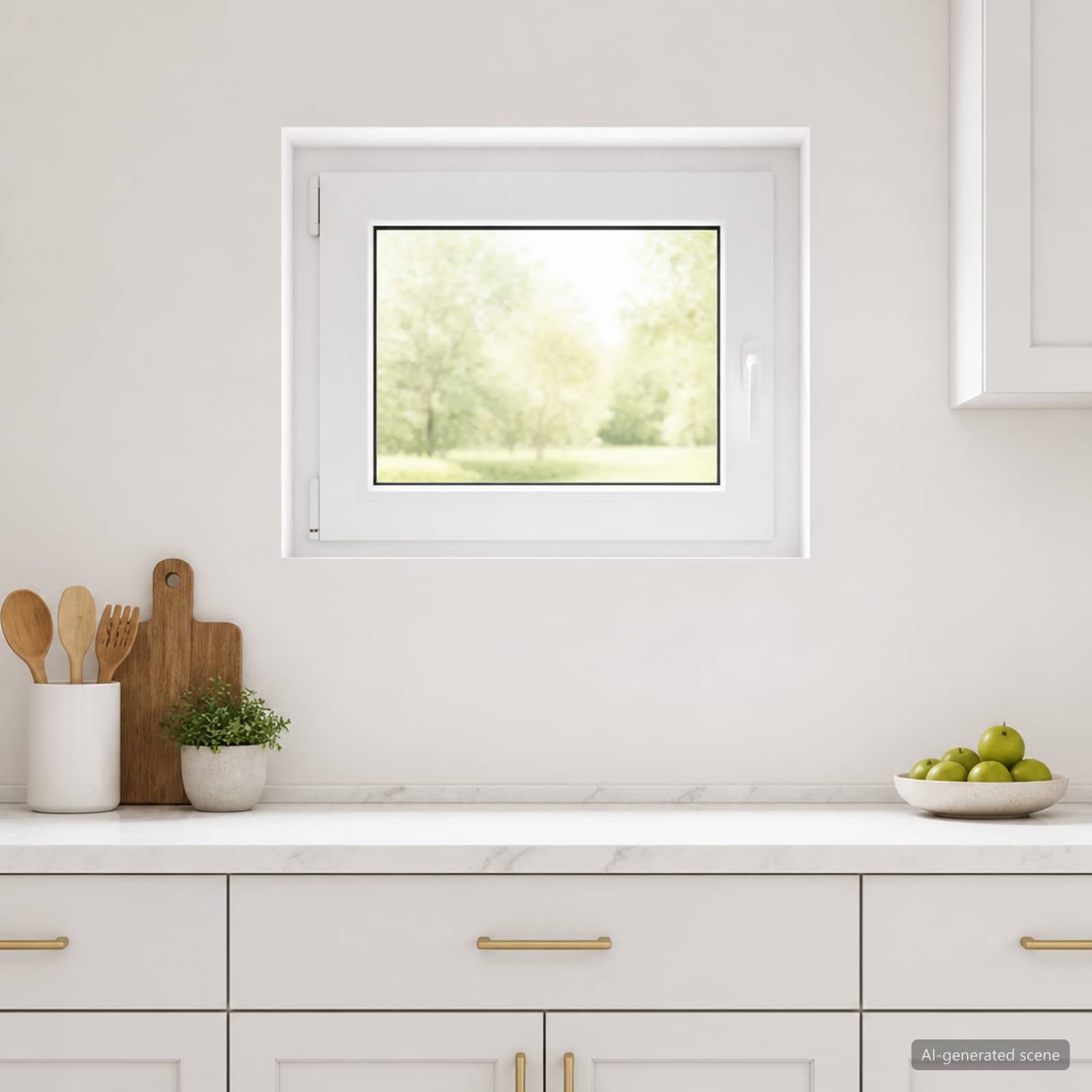 Unutarnja boja prozora u podrumu bijela RISOR 50 x 55 cm