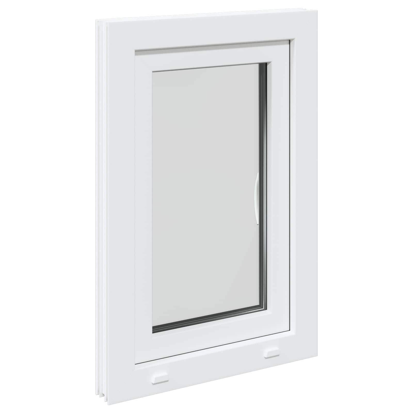 Unutarnja boja prozora u podrumu bijela RISOR 40 x 80 cm