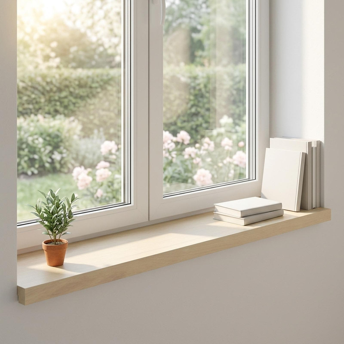 Prozorske klupice 2 kom. Bijela 90 x 30 x 2 cm