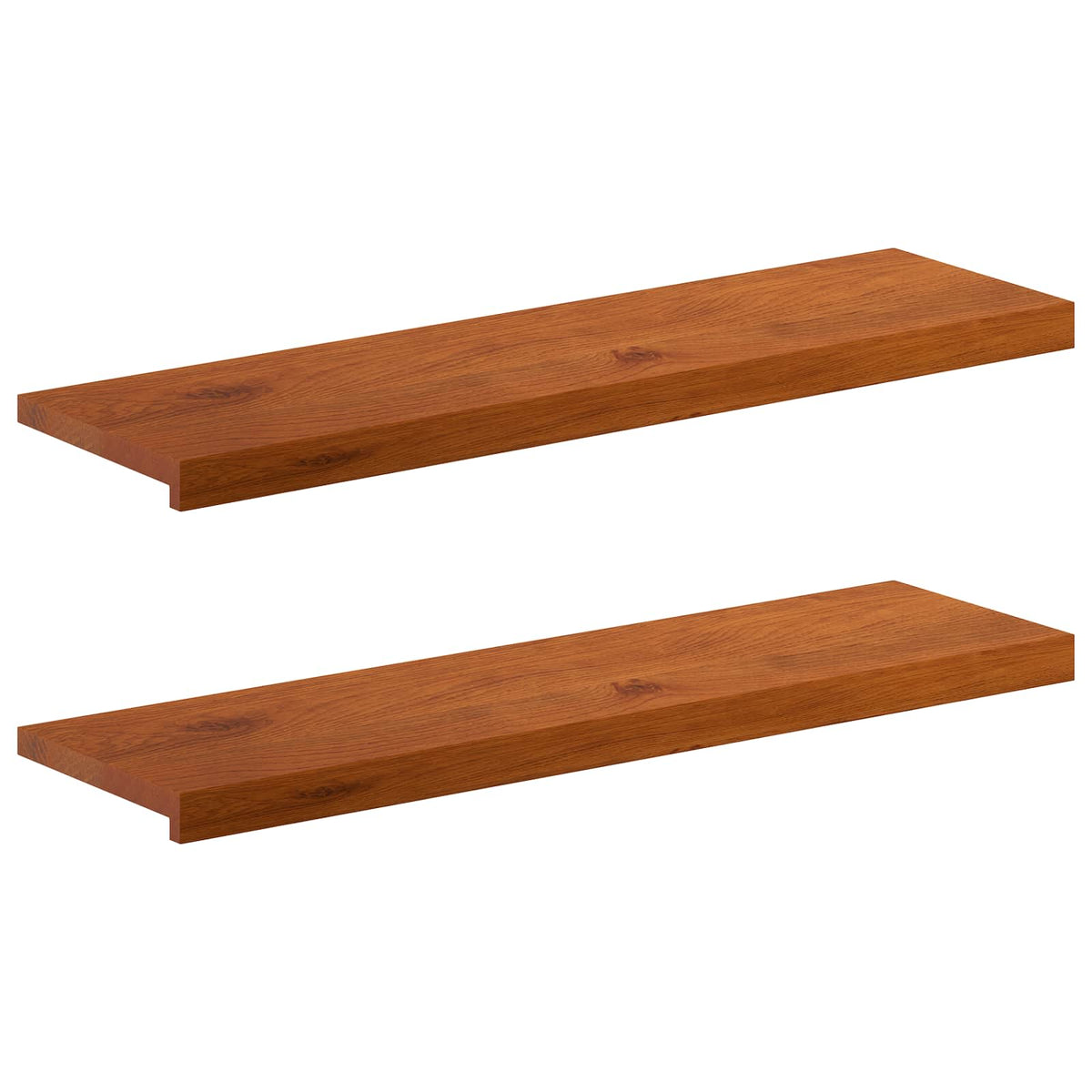 Prozorske klupice 2 kom. Smeđa 90 x 25 x 2 cm