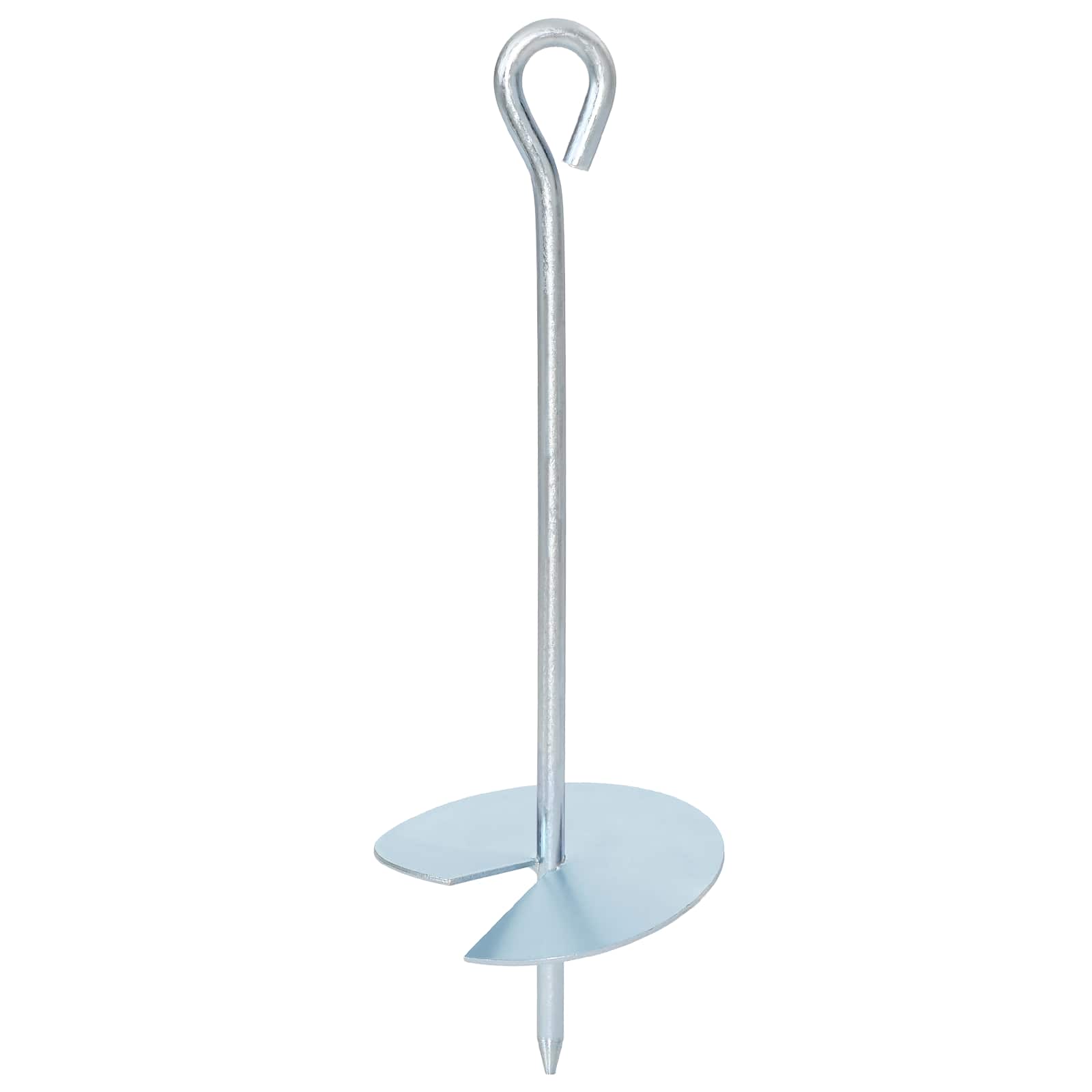 Zemaljska sidra 4 pcs Srebrna Ø10 x 30 cm Galvanizirani metal