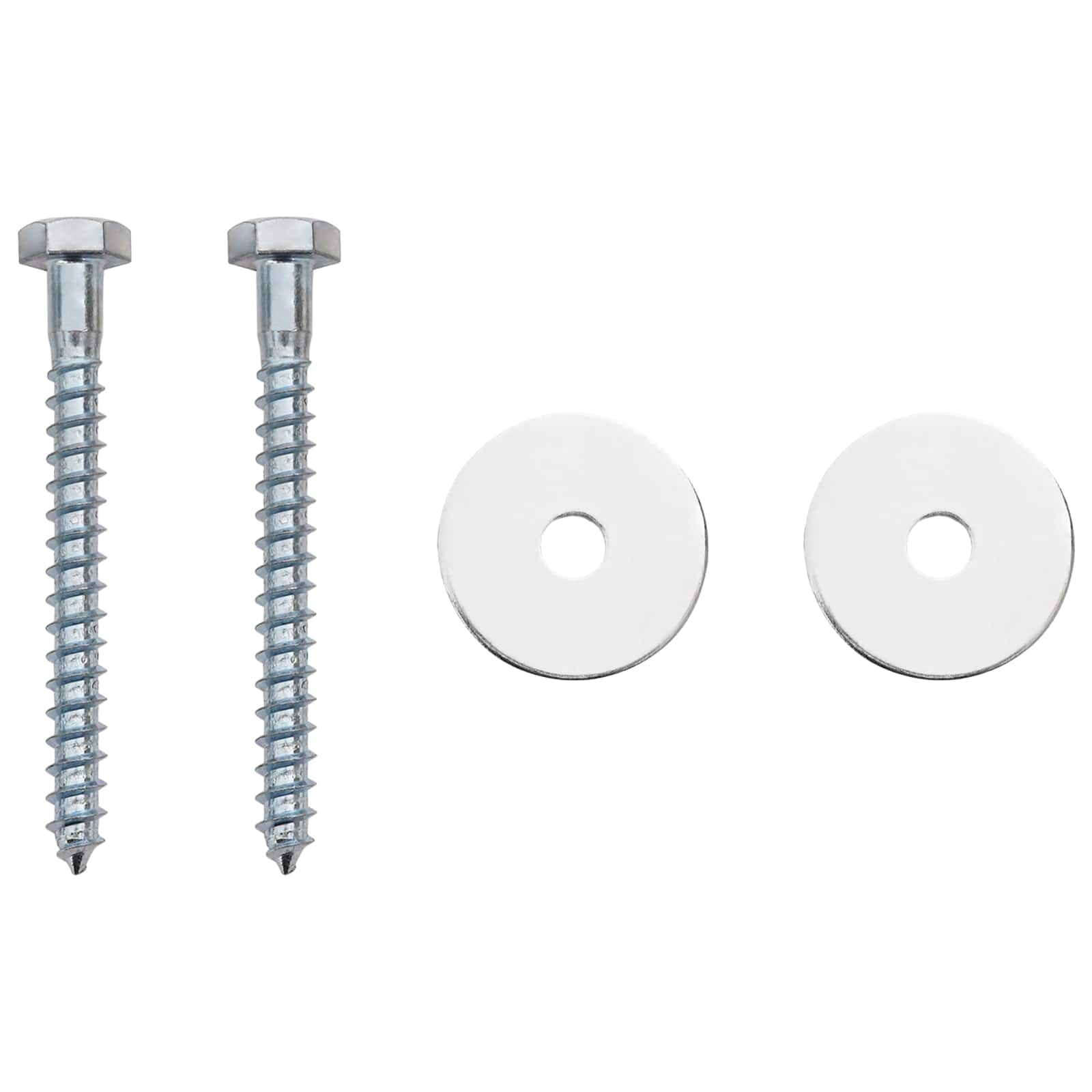 Zemaljska sidra 2 pcs Srebrna Ø10 x 40 cm Galvanizirani metal