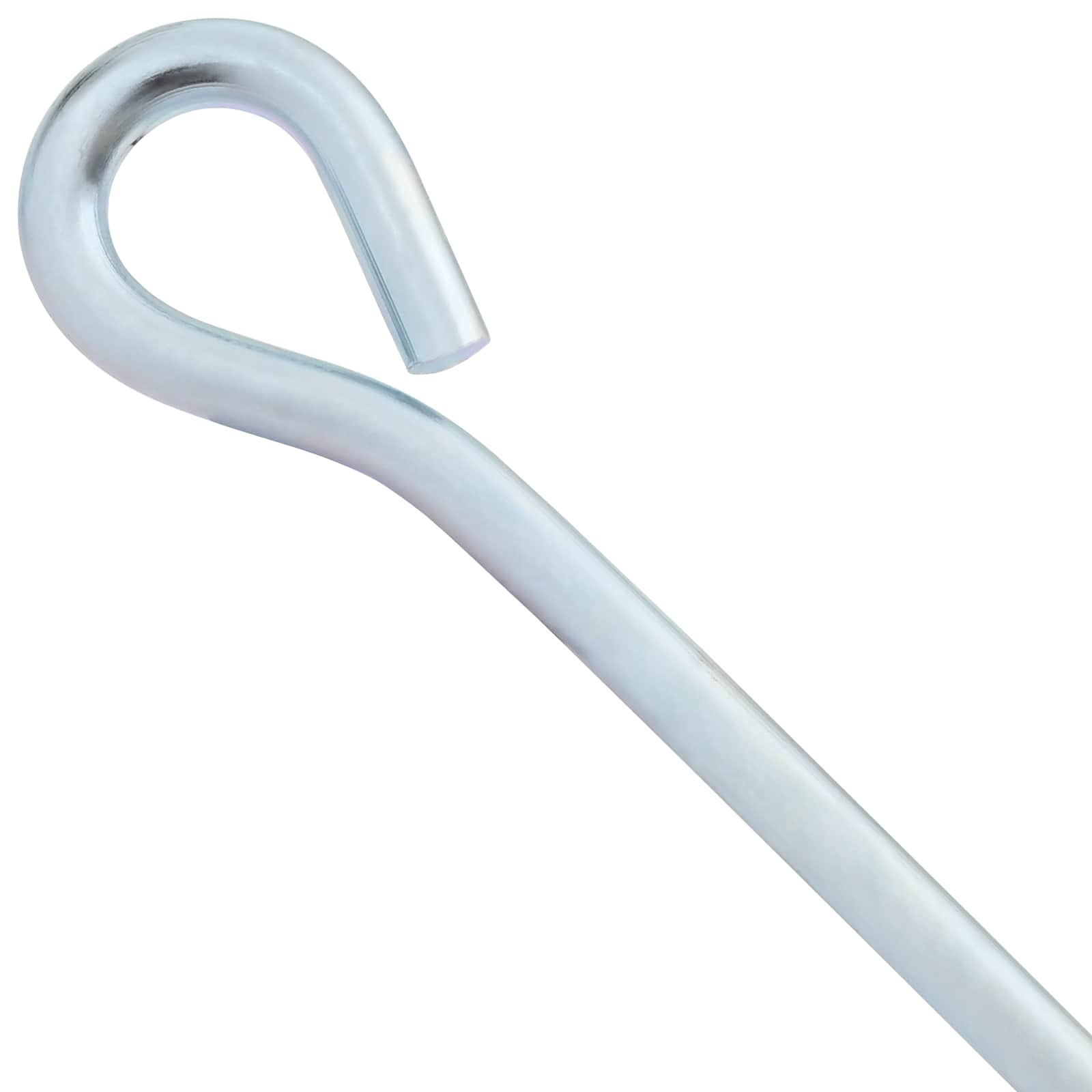 Zemaljska sidra 10 pcs Srebrna Ø10 x 40 cm Galvanizirani metal