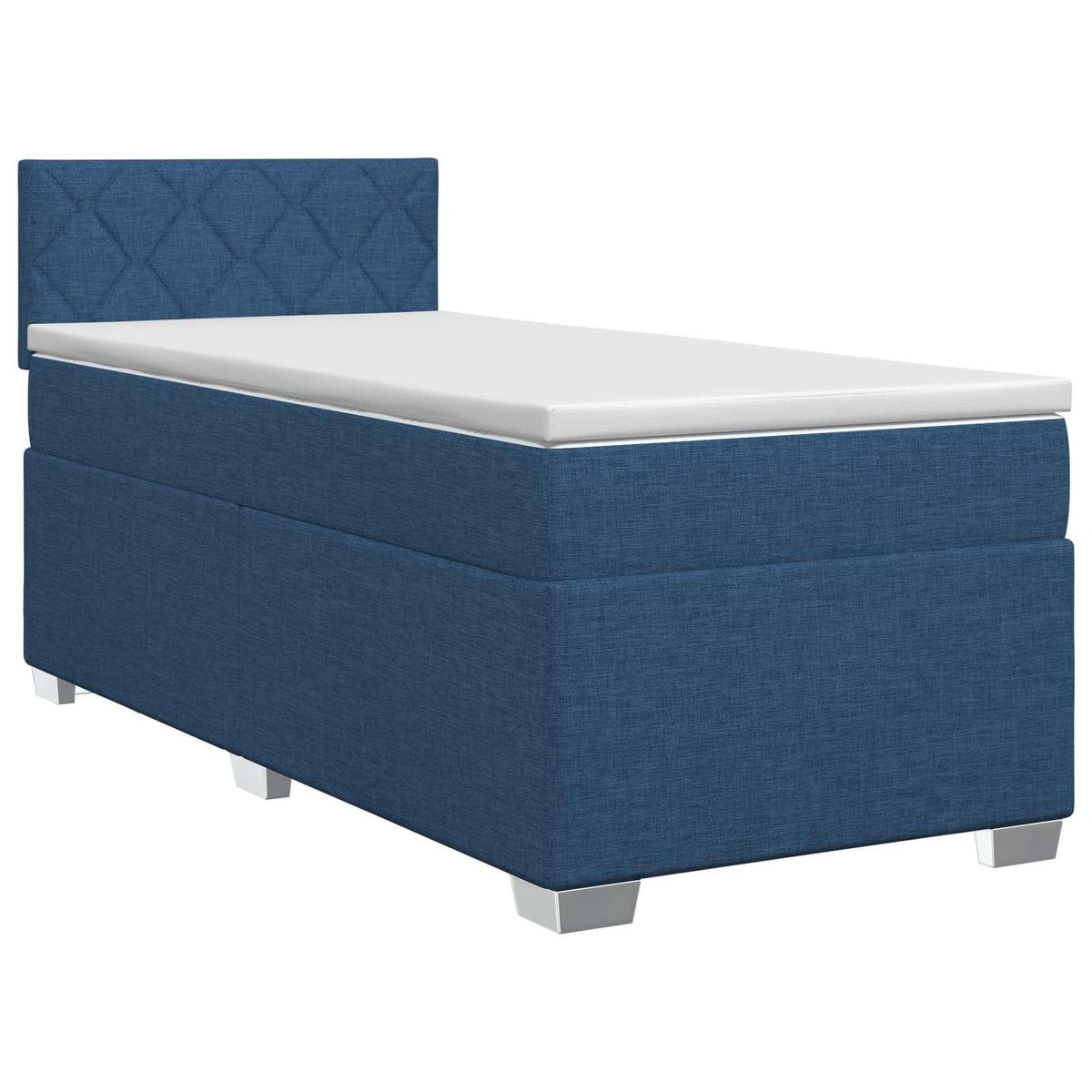 Boxspring krevet s madracem Plava 90 x 190 cm Tkanina