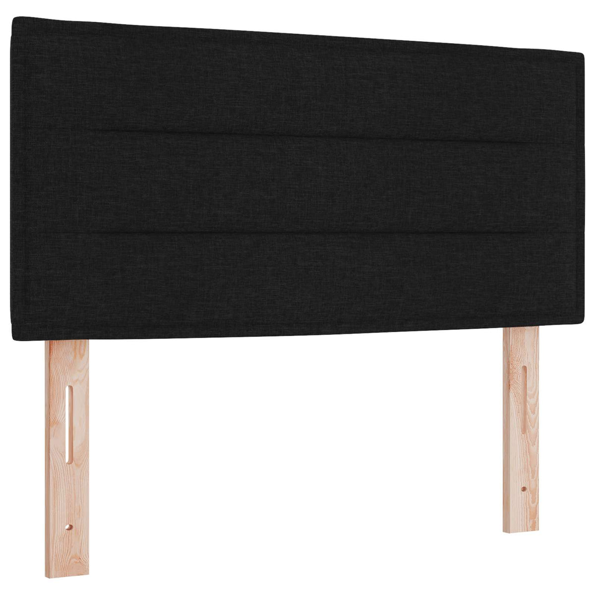 Boxspring krevet s madracem Crna 100 x 200 cm Tkanina