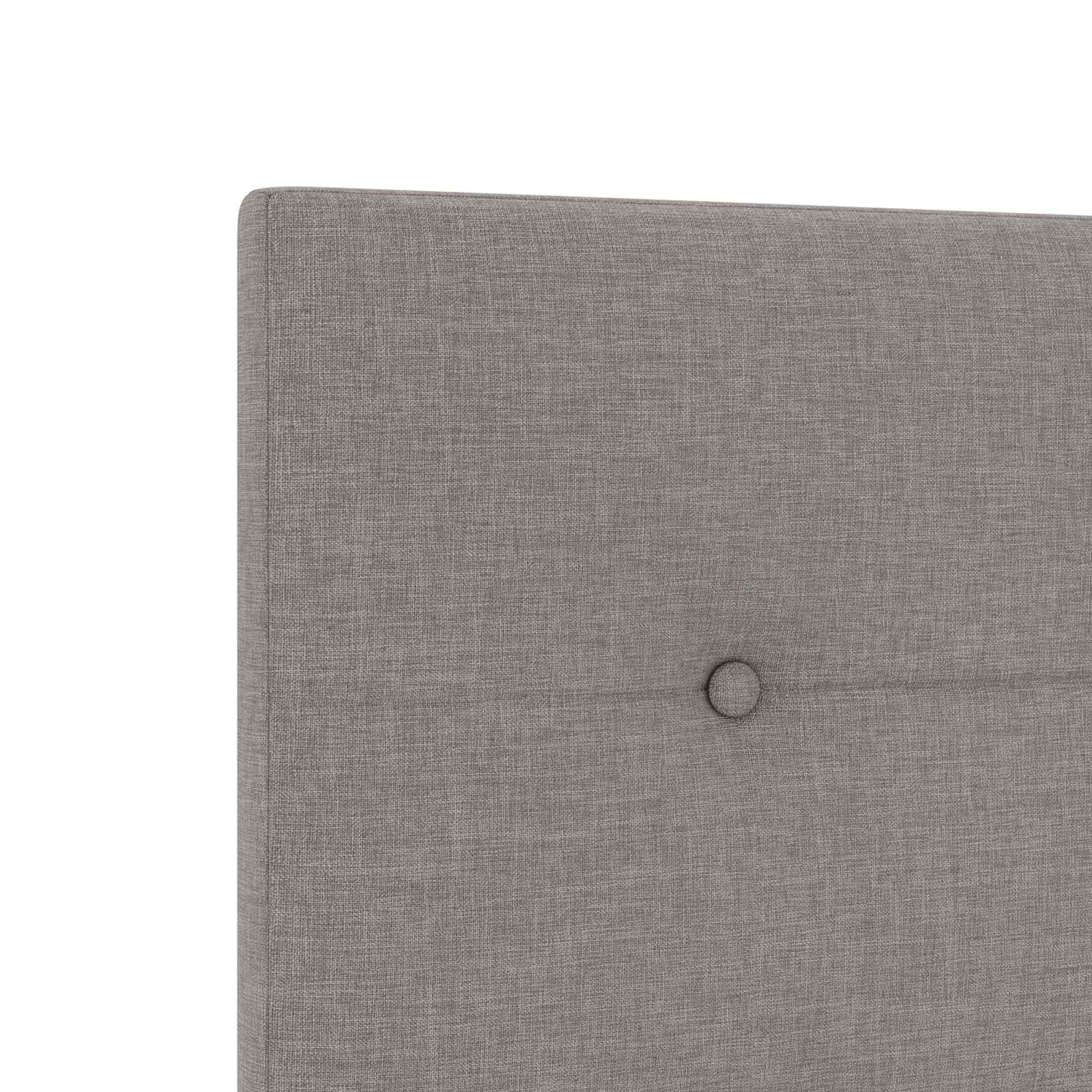 Boxspring krevet s madracem Sivosmeđa 100 x 200 cm Tkanina