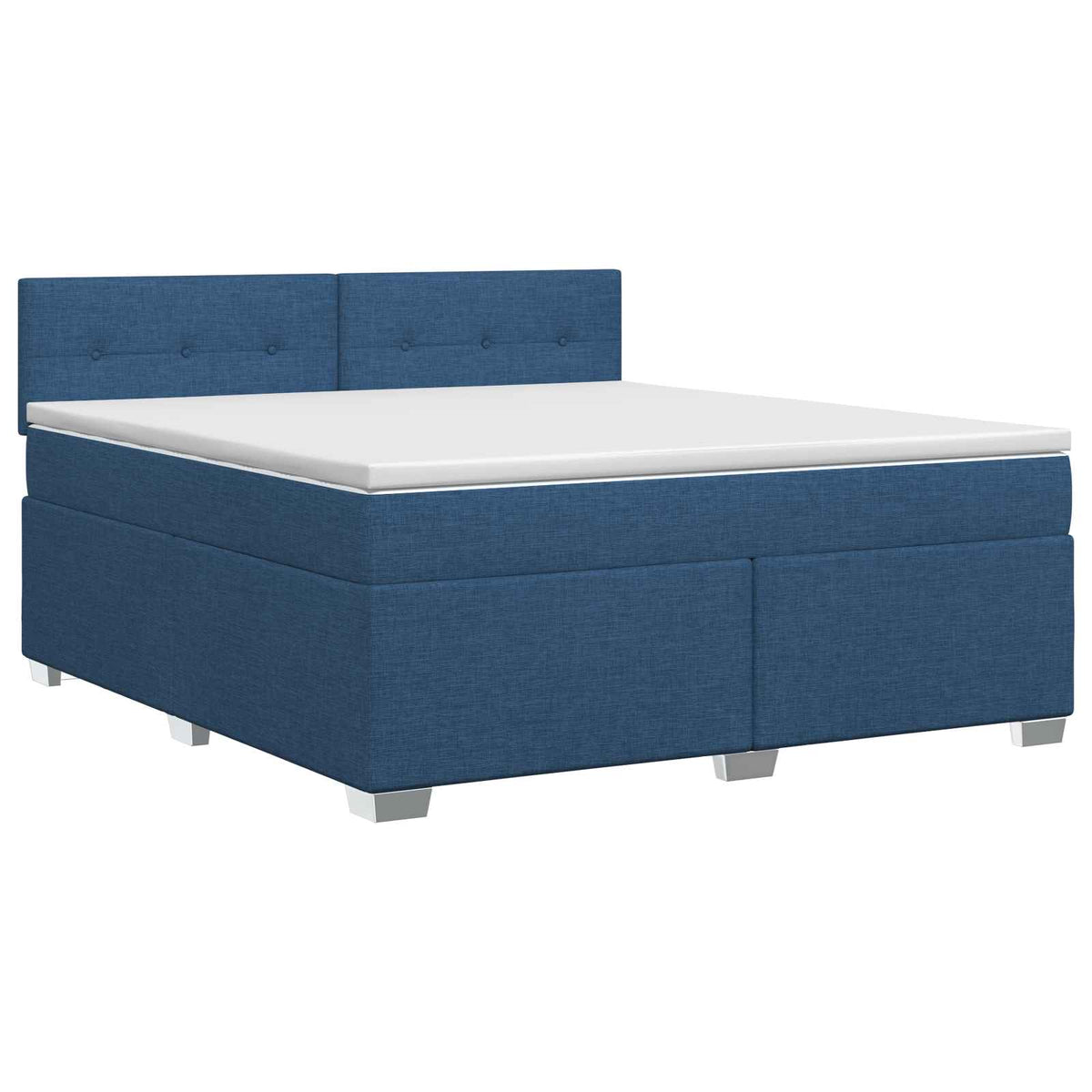 Boxspring krevet s madracem Plava 160 x 200 cm Tkanina