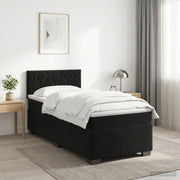 Boxspring krevet s madracem Crna 80 x 200 cm Baršun