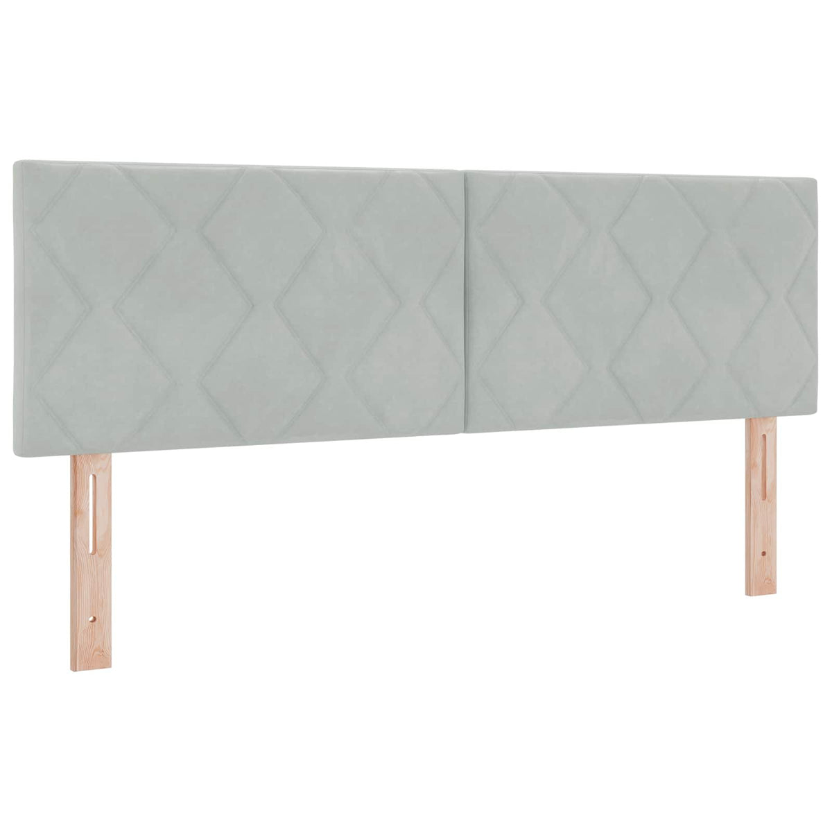 Boxspring krevet s madracem Svjetlosiva 140 x 190 cm Baršun