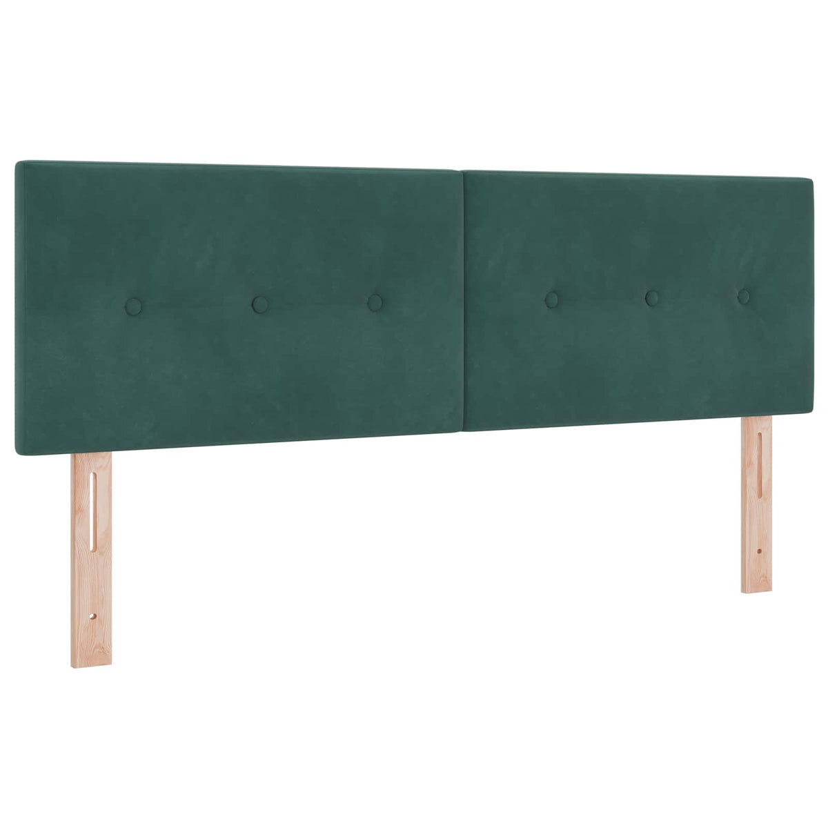 Boxspring krevet s madracem Tamnozelena 140 x 200 cm Baršun