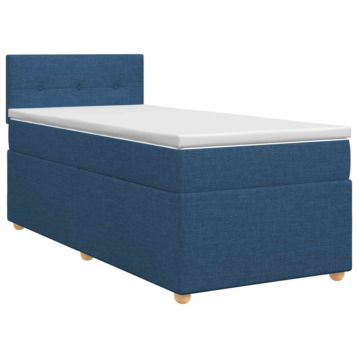 Boxspring krevet s madracem Plava 90 x 190 cm Tkanina
