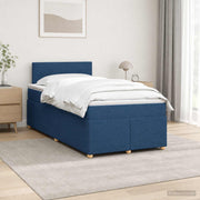 Boxspring krevet s madracem Plava 120 x 200 cm Tkanina