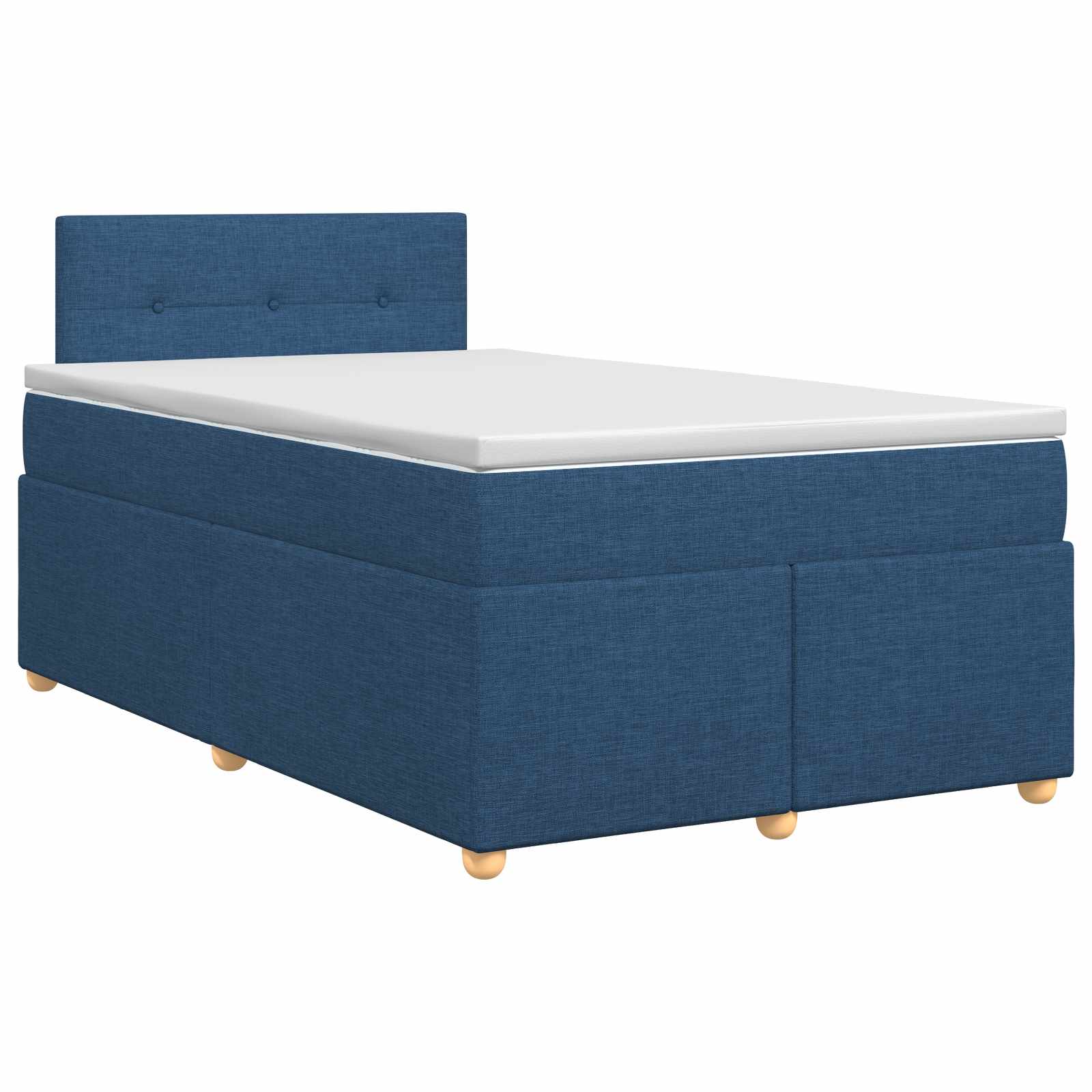 Boxspring krevet s madracem Plava 120 x 200 cm Tkanina