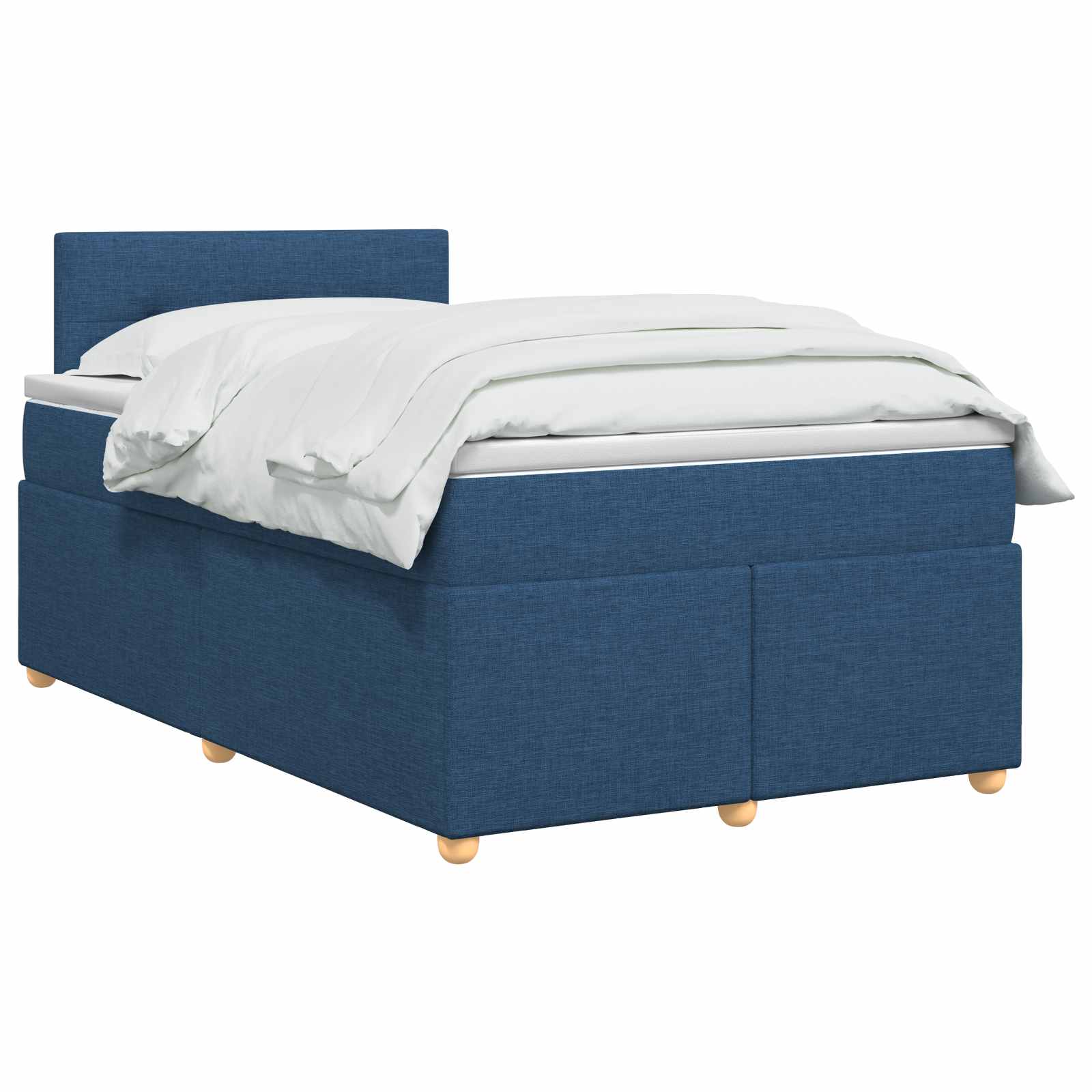 Boxspring krevet s madracem Plava 120 x 200 cm Tkanina