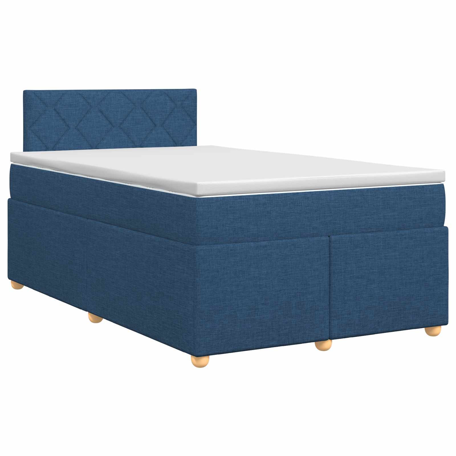 Boxspring krevet s madracem Plava 120 x 200 cm Tkanina