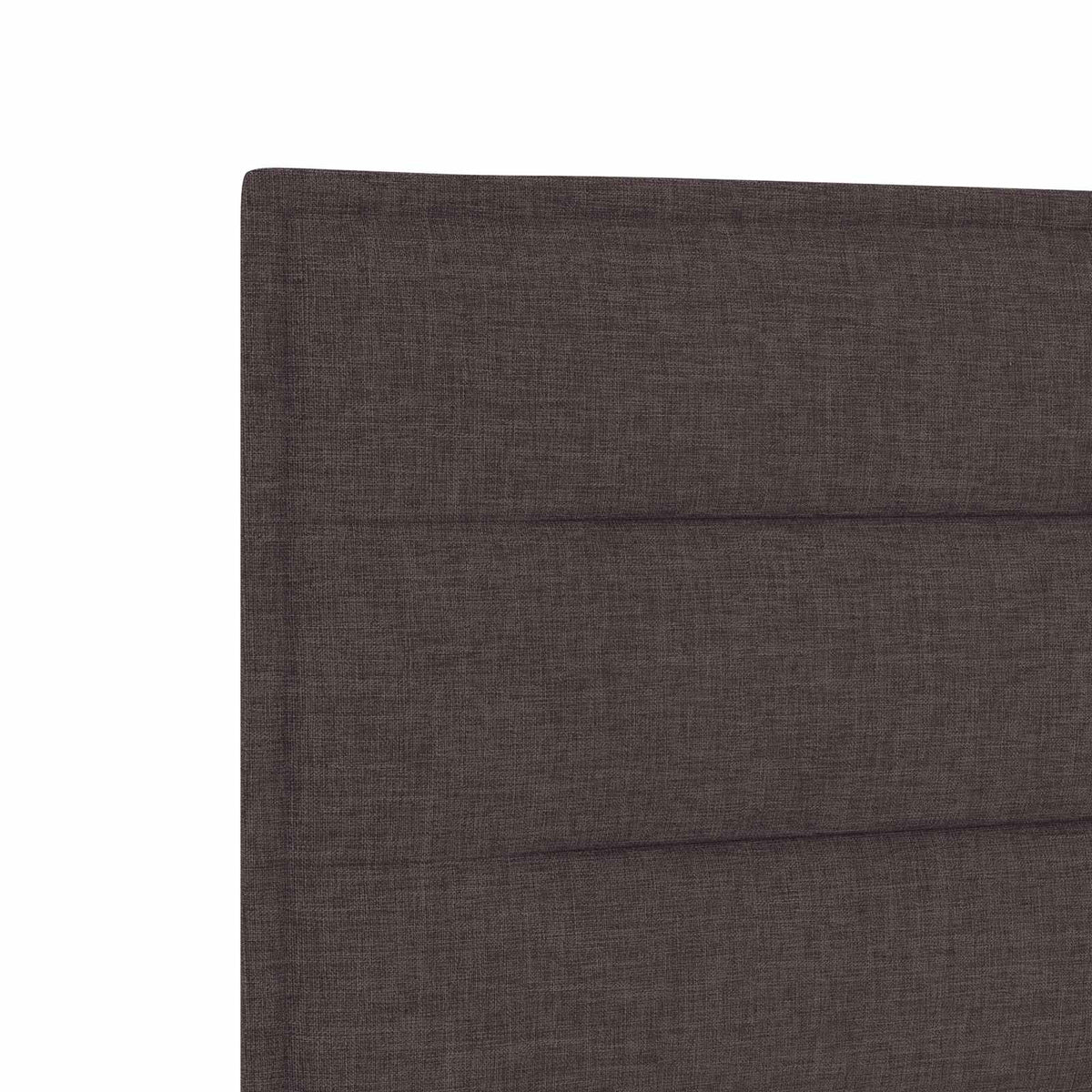 Boxspring krevet s madracem Tamno smeđa 140 x 190 cm Tkanina