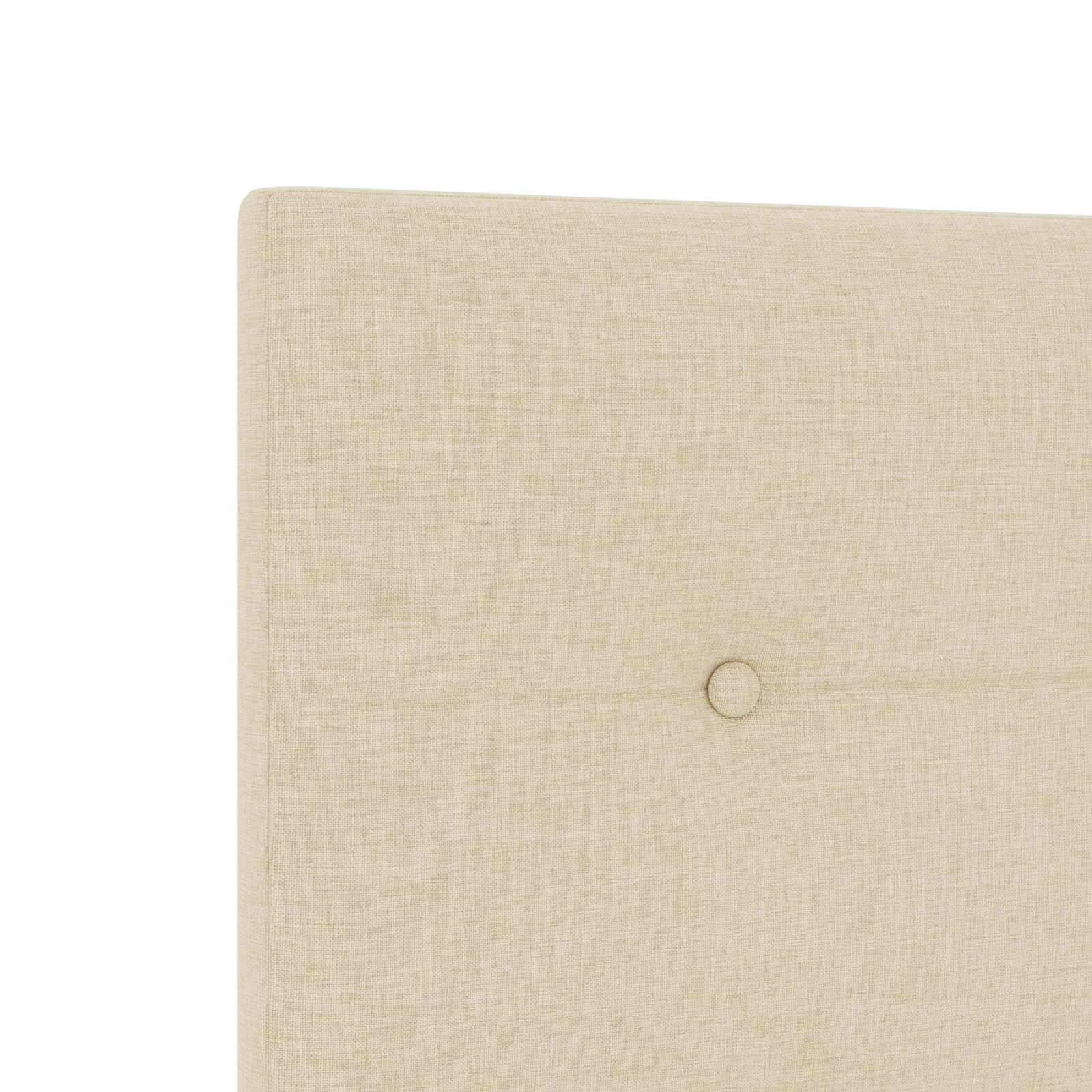 Boxspring krevet s madracem Krem 140 x 190 cm Tkanina