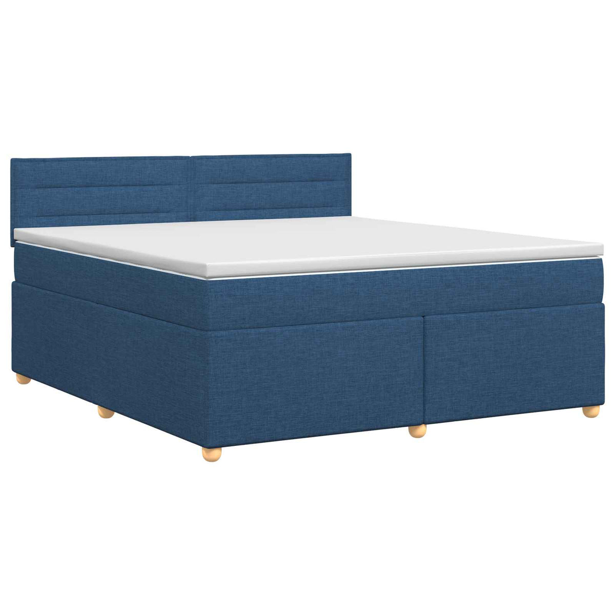 Boxspring krevet s madracem Plava 160 x 200 cm Tkanina