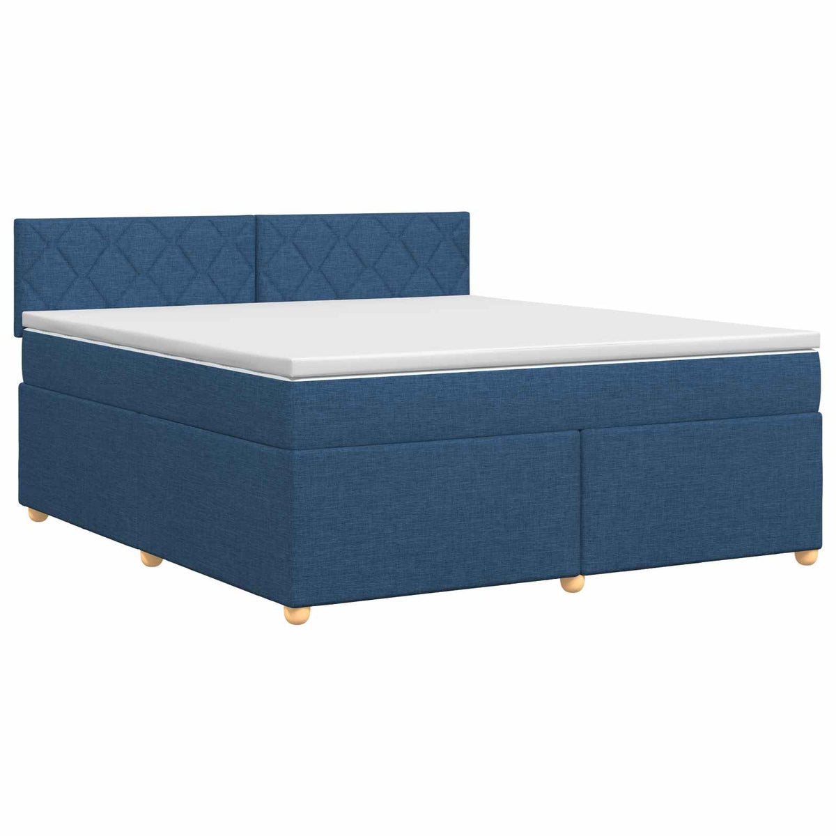 Boxspring krevet s madracem Plava 160 x 200 cm Tkanina