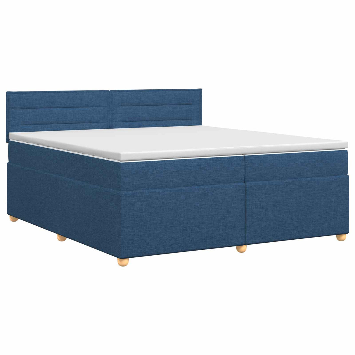 Boxspring krevet s madracem Plava 200 x 200 cm Tkanina