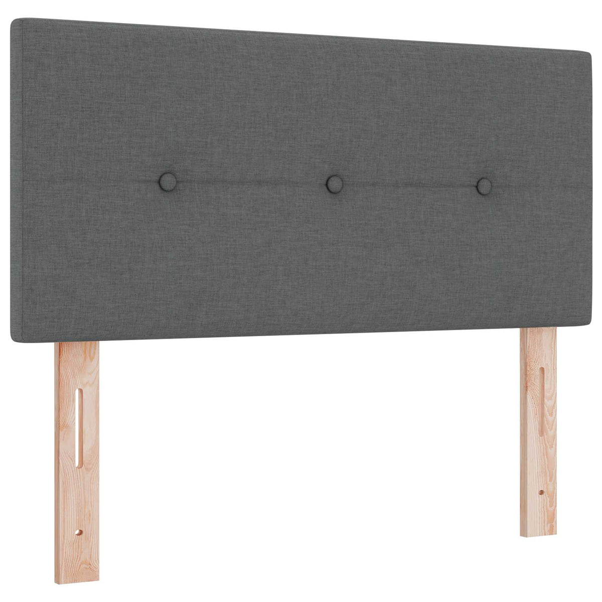 Boxspring krevet s madracem Tamnosiva 90 x 190 cm Tkanina