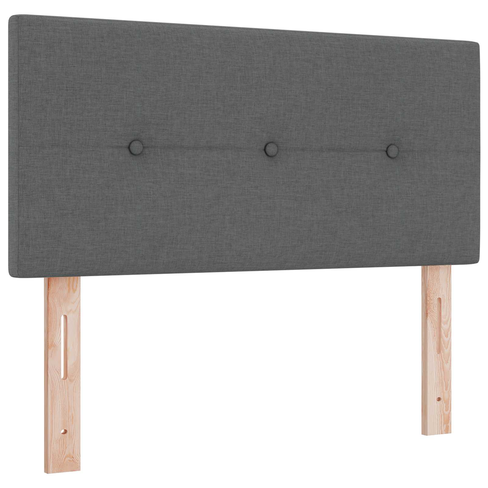 Boxspring krevet s madracem Tamnosiva 120 x 190 cm Tkanina