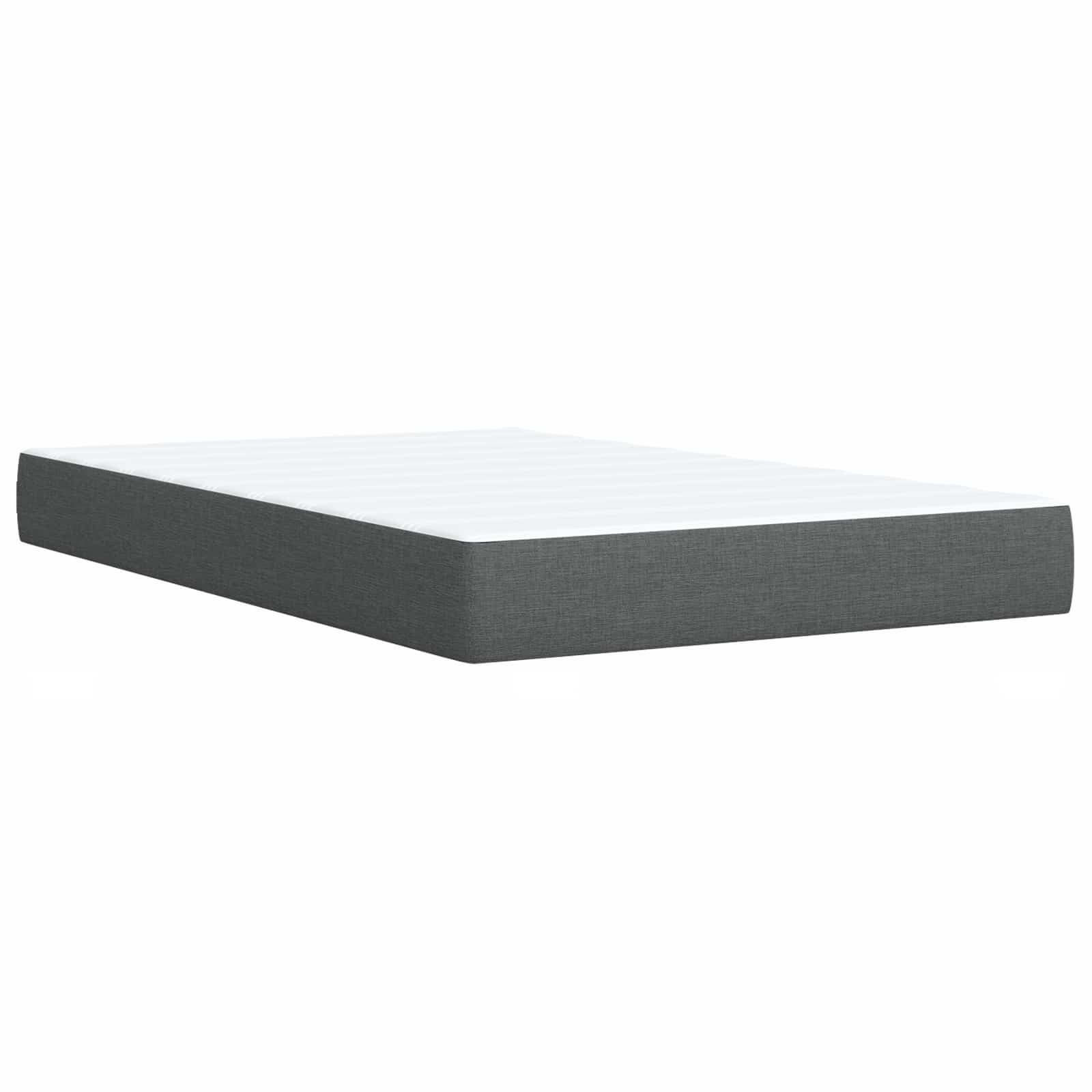 Boxspring krevet s madracem Tamnosiva 120 x 190 cm Tkanina