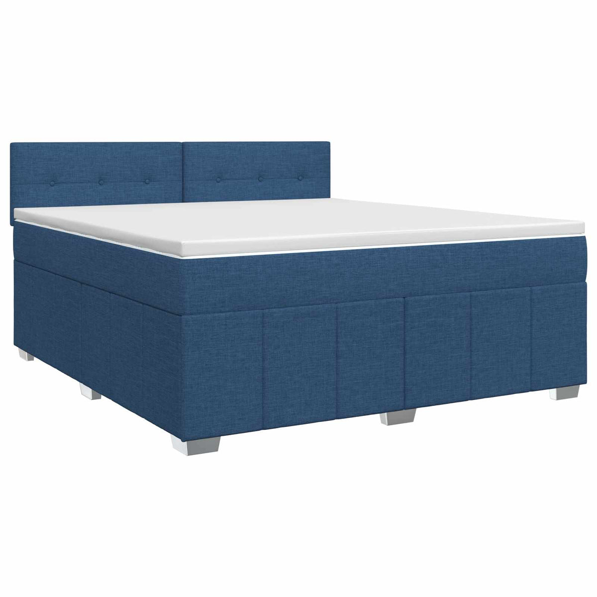 Boxspring krevet s madracem Plava 140 x 200 cm Tkanina