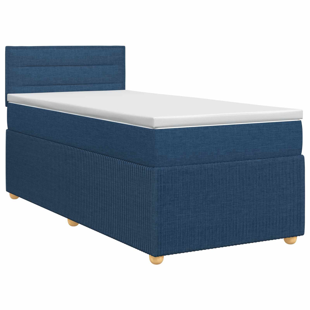 Boxspring krevet s madracem Plava 90 x 200 cm Tkanina