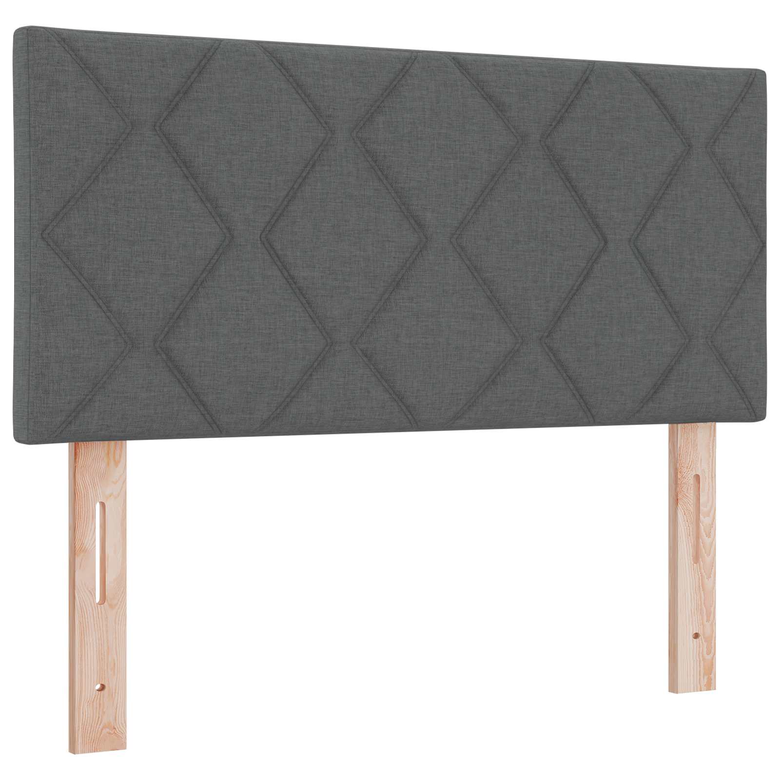 Boxspring krevet s madracem Tamnosiva 90 x 200 cm Tkanina