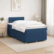 Boxspring krevet s madracem Plava 120 x 190 cm Tkanina