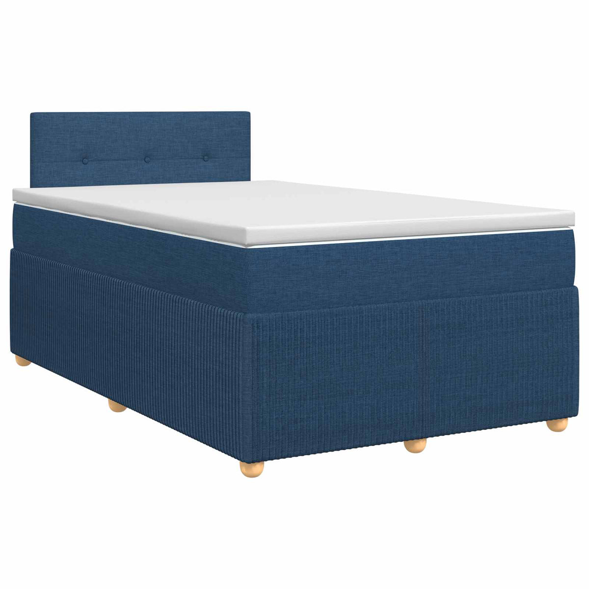 Boxspring krevet s madracem Plava 120 x 190 cm Tkanina