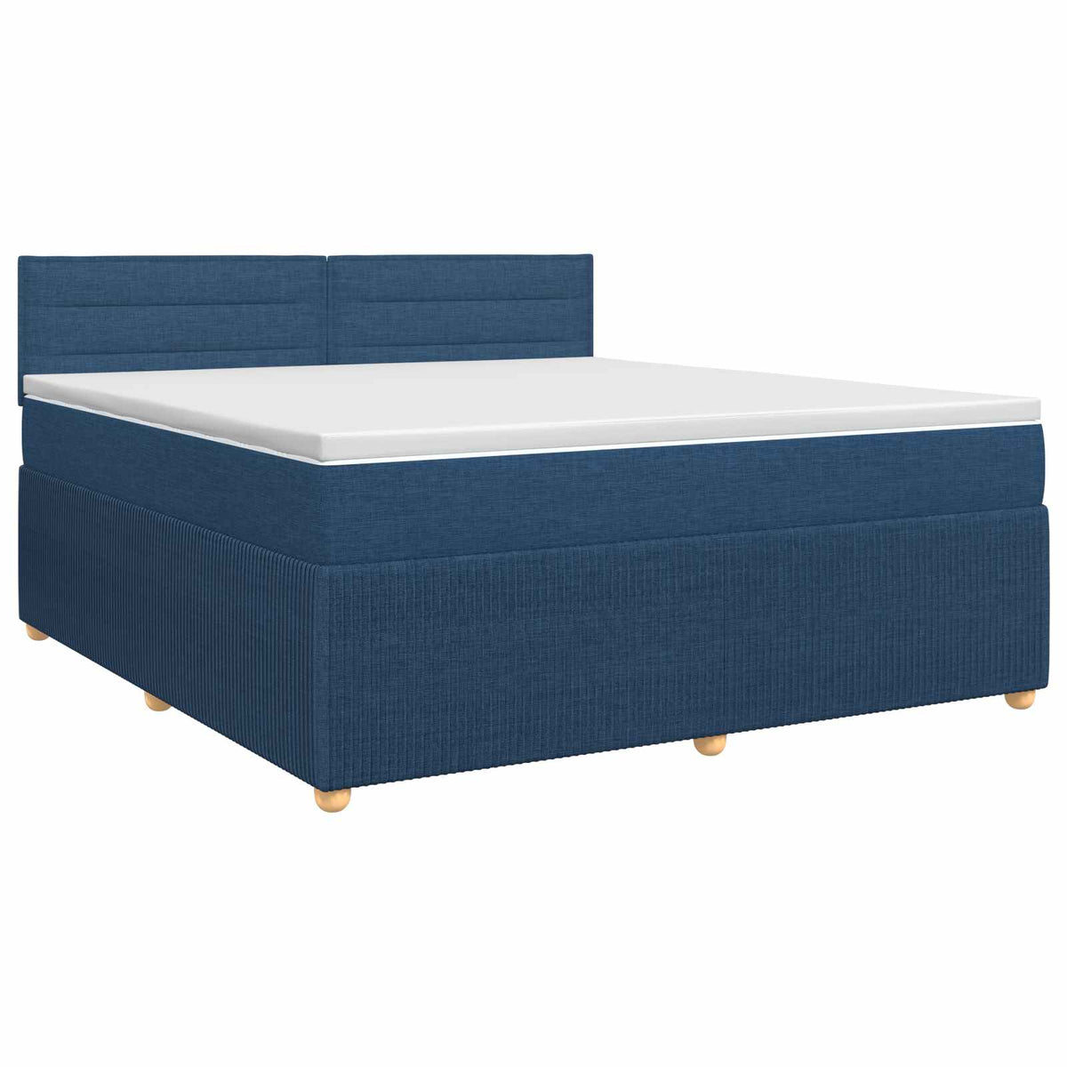 Boxspring krevet s madracem Plava 180 x 200 cm Tkanina