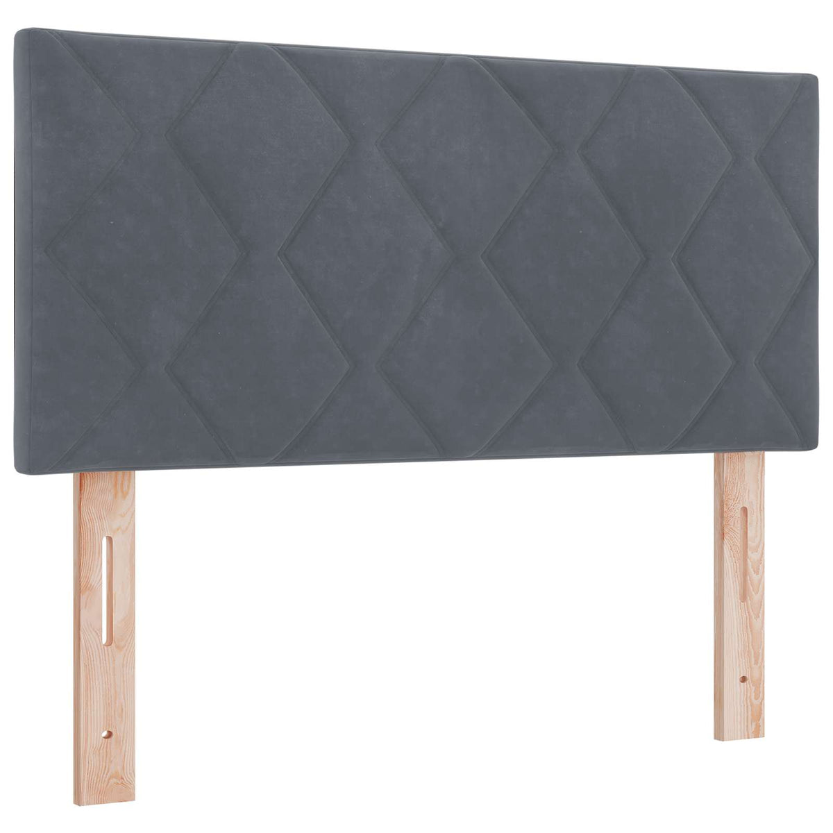 Boxspring krevet s madracem Tamnosiva 90 x 190 cm Baršun Plava