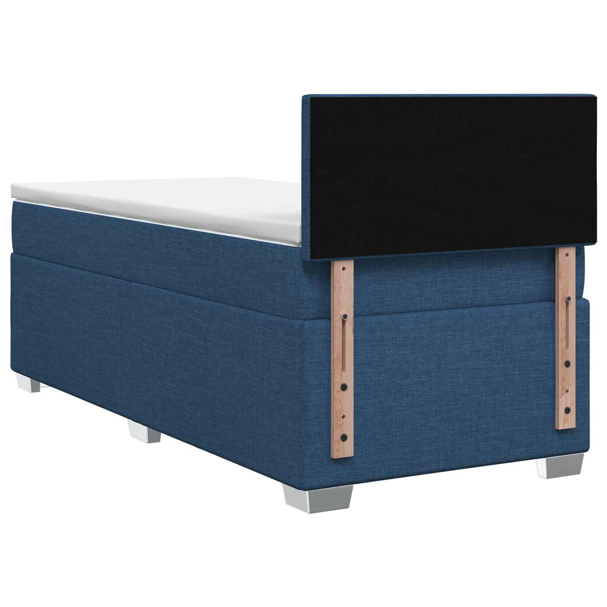 Krevet s box springom, madracem i LED-om Plava 90 x 200 cm
