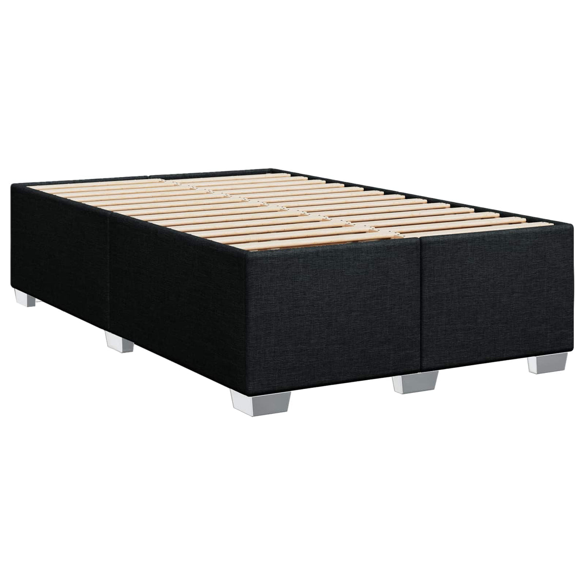 Krevet s box springom, madracem i LED-om Crna 120 x 190 cm