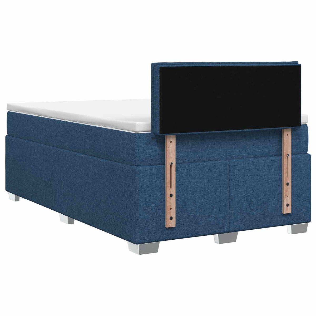 Krevet s box springom, madracem i LED-om Plava 120 x 190 cm