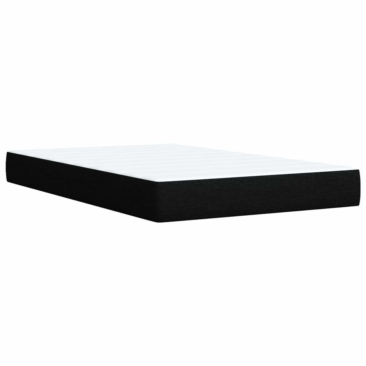 Krevet s box springom, madracem i LED-om Crna 120 x 200 cm