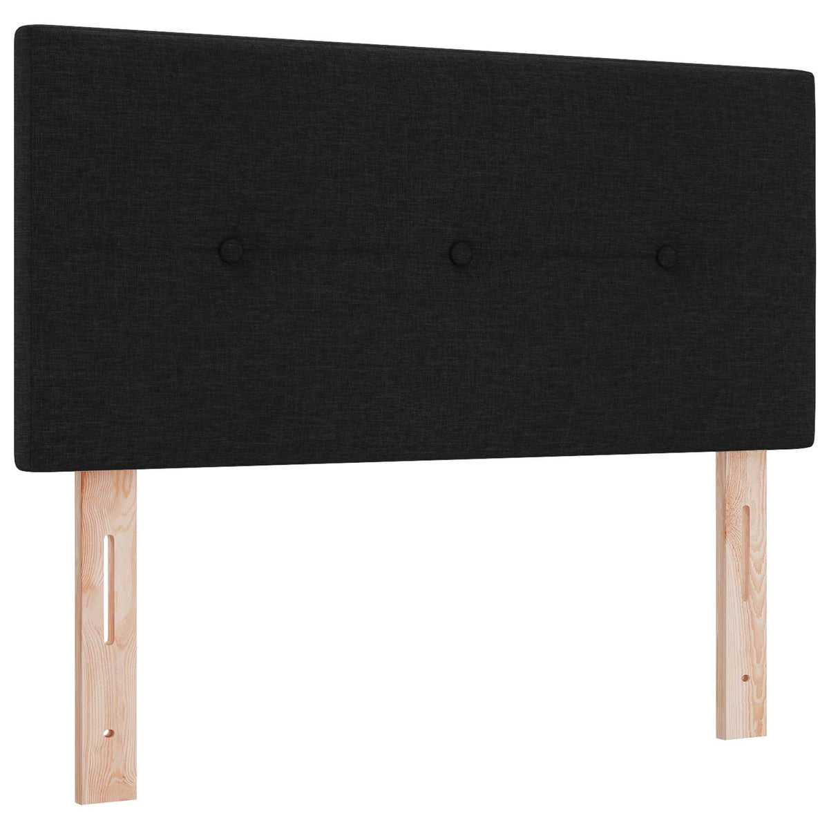 Krevet s box springom, madracem i LED-om Crna 120 x 200 cm