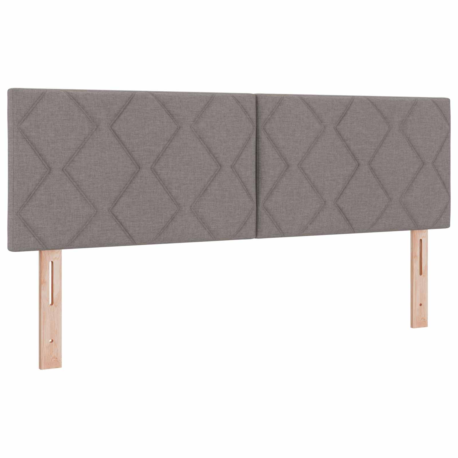 Krevet s box springom, madracem i LED-om Sivosmeđa 140 x 190 cm